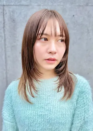 セミロング 💚Forest Mirror💚のヘアスタイル