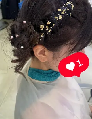ヘアアレンジ タカハシ リナのヘアスタイル
