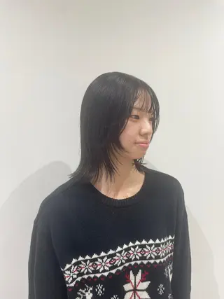 ミディアム 髪質改善✨艶カラー 🎀moka🎀のヘアスタイル