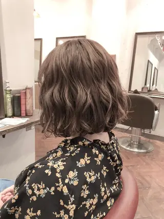 ショート カラー ヘアアレンジ いしだ みさきのヘアスタイル