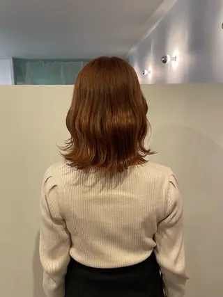 カラー 松室 伶奈 パーマモデル募集中のヘアスタイル
