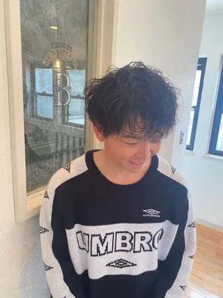 メンズ ⭐️カラー特化⭐️ 安達佑紀のヘアスタイル