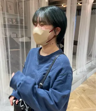 ショート カラー chiharu ボブ/レイヤーのヘアスタイル