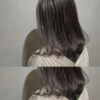 ミディアム カラー CLUTCH天王寺 西藤遥河のヘアスタイル