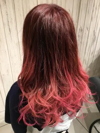 セミロング ロング カラー 永井大樹✨ 透明感カラー✨のヘアスタイル