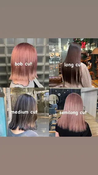 セミロング レイヤー/ボブ/ ミニボブ/AOIのヘアスタイル