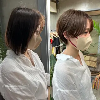 ショート 飽きさせないヘア デザイン keitaのヘアスタイル