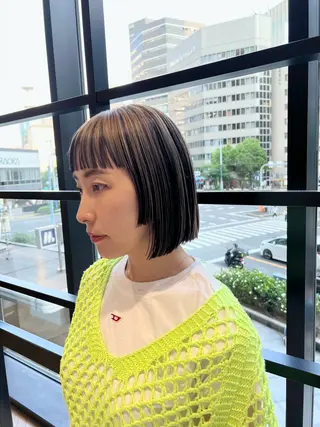 ショート カラー 似合わせ/レイヤー 💟SAEのヘアスタイル