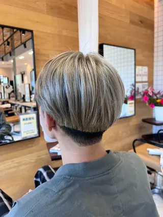 カラー ショート ルクール柏崎店　山岸 亜依瑠のヘアスタイル
