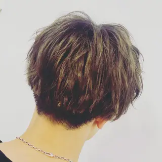 ショート カラー メンズ LOBY所属・LOBY トモヤのヘアスタイル