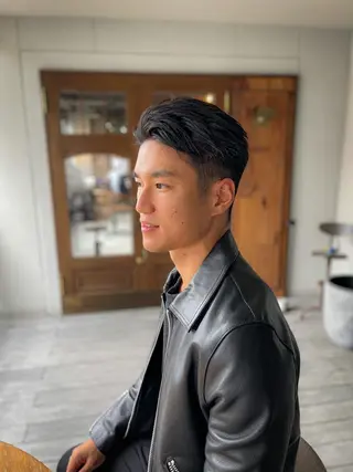 ショート メンズ THE MAN Leverage New York所属・大村 大心のヘアスタイル