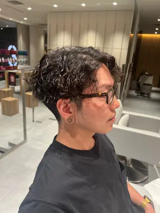 メンズ kako ショート ボブのヘアスタイル
