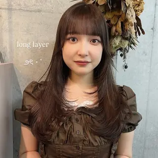 ロング カコ♡ ボブ ヘアアレンジのヘアスタイル