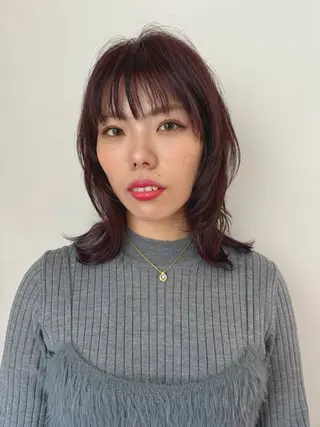 ミディアム いりえ しゃけのヘアスタイル
