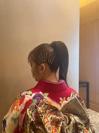 ロング バレイヤージュ/ヘア アレンジ/shionのヘアスタイル