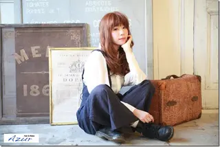 ロング 山﨑 勝大のヘアスタイル