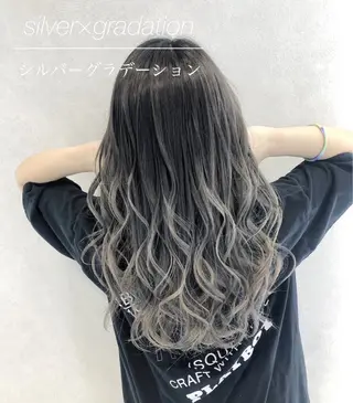 ロング カラー シールエクステ/渋谷 ／ギャル/LIALAのヘアスタイル