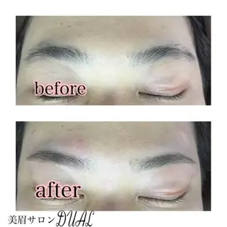 ショート ミディアム セミロング ロング カラー パーマ ヘアアレンジ ネイル マツエク・マツパ 眉毛サロン DUAL 恵比寿の眉毛・アイブロウイメージ