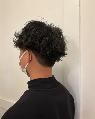 パーマ メンズ 狩野 くるみのヘアスタイル