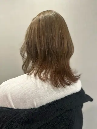 ミディアム カラー K Harukaのヘアスタイル