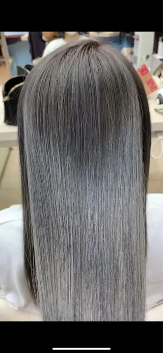 セミロング カラー どんな髪の悩みも解決 します✨田嶋俊一✨のヘアスタイル