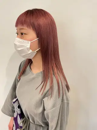カラー 大迫 江梨のヘアスタイル