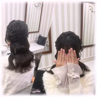 ヘアアレンジ 秋葉原コットン所属・ヘアセット 🤍AIRA🤍のヘアスタイル