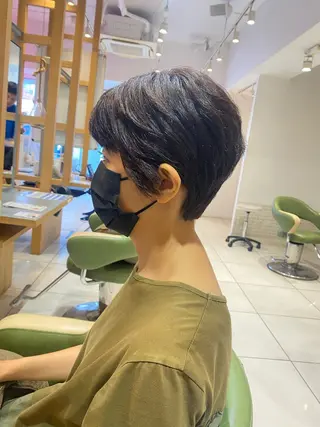 ショート ふじ ここなのヘアスタイル