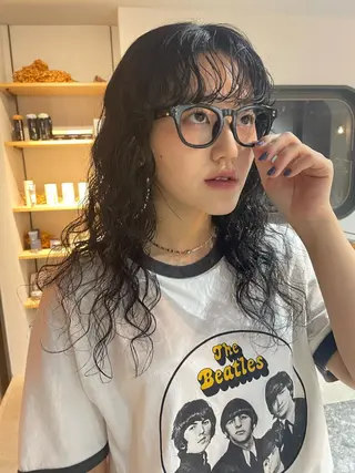 カラー パーマ soi 小島陽香のヘアスタイル