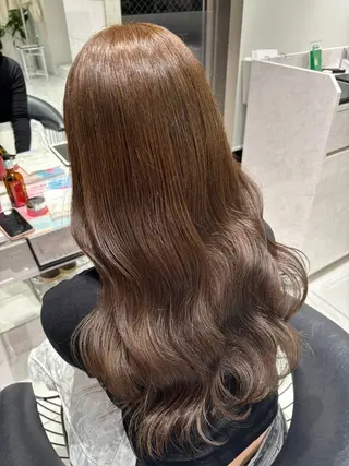 カラー 巻ける縮毛矯正🫧/ アレンジ🎀池田優紀のヘアスタイル