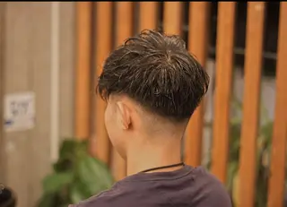 ショート パーマ メンズ 前田賢生 ご新規様はNGのヘアスタイル