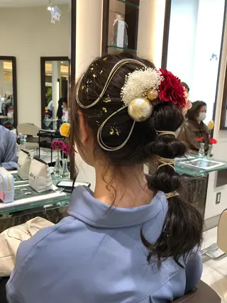 ヘアアレンジ 荒木 理緒のヘアスタイル