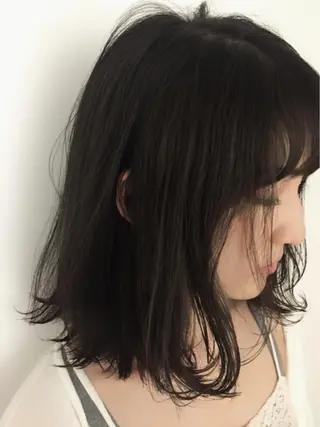 ミディアム カラー パーマ ヘアアレンジ ✨ハイクオリティ✨ 山本香也のヘアスタイル