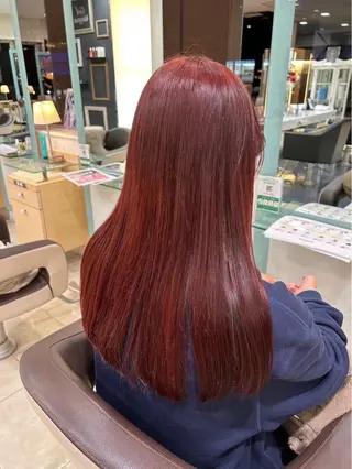 ロング カラー 吉野 言奈のヘアスタイル