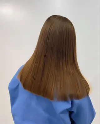 セミロング カラー 髪質改善/艶カラー 🤍mizueのヘアスタイル