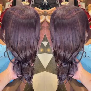 セミロング カラー 👑派手髪/カット 👑ANRYのヘアスタイル