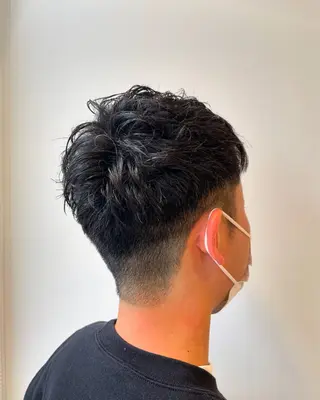 ミディアム メンズ メンズパーマ/カット / 古川　諒のヘアスタイル