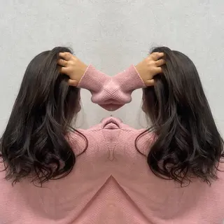 ロング カラー tocca 💜石田愛結💜のヘアスタイル