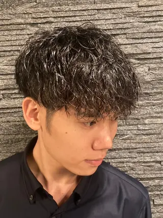 ミディアム ヒロ銀座バーバーショップ大宮店所属・ヒロ銀座メンズカット 酒井悠成のヘアスタイル