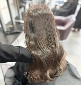 セミロング カラー 韓国風レイヤーカット ryotaのヘアスタイル