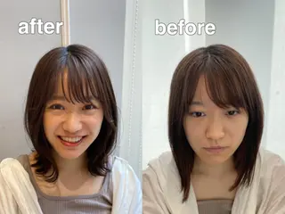 ヘアアレンジ 似合わせ艶髪カラー ❤️ハダユミのヘアスタイル
