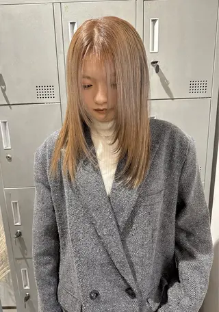 セミロング 【天満1艶髪】潤艶/ 髪質改善🌹釣本竜哉のヘアスタイル