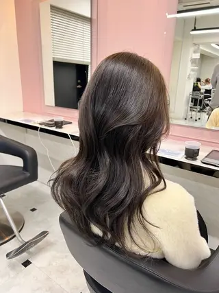 ロング まつパ/ケア ブリーチ/sEnAのヘアスタイル