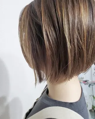 ショート カラー ヘアアレンジ See by merのマツエク・マツパデザイン