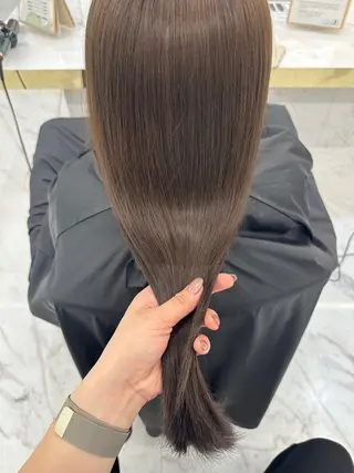 セミロング 似合わせレイヤーカッ ト🩶瀧本美咲のヘアスタイル