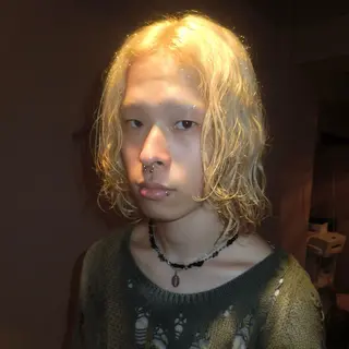 ミディアム カラー タマキ/似合わせ カット/Wカラーのヘアスタイル