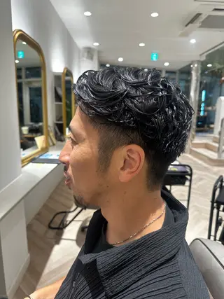 ショート メンズ ZIL所属・ハラグチ アキマサのヘアスタイル