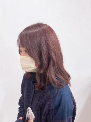 ミディアム カラー かんばら りょーいのヘアスタイル