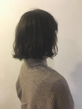 ショート パーマ ヘアアレンジ ボブ/レイヤー/艶 🦕risa 森下のヘアスタイル