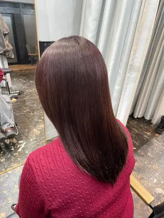 ミディアム カラー 透明感カラー｡:* ナナカ🌦️のヘアスタイル